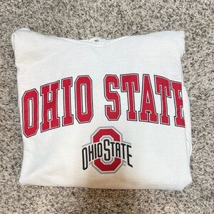 Ohio State White Hoodie